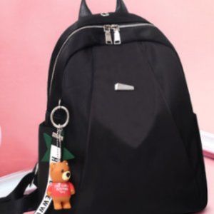 Canvas small backpack women's bag